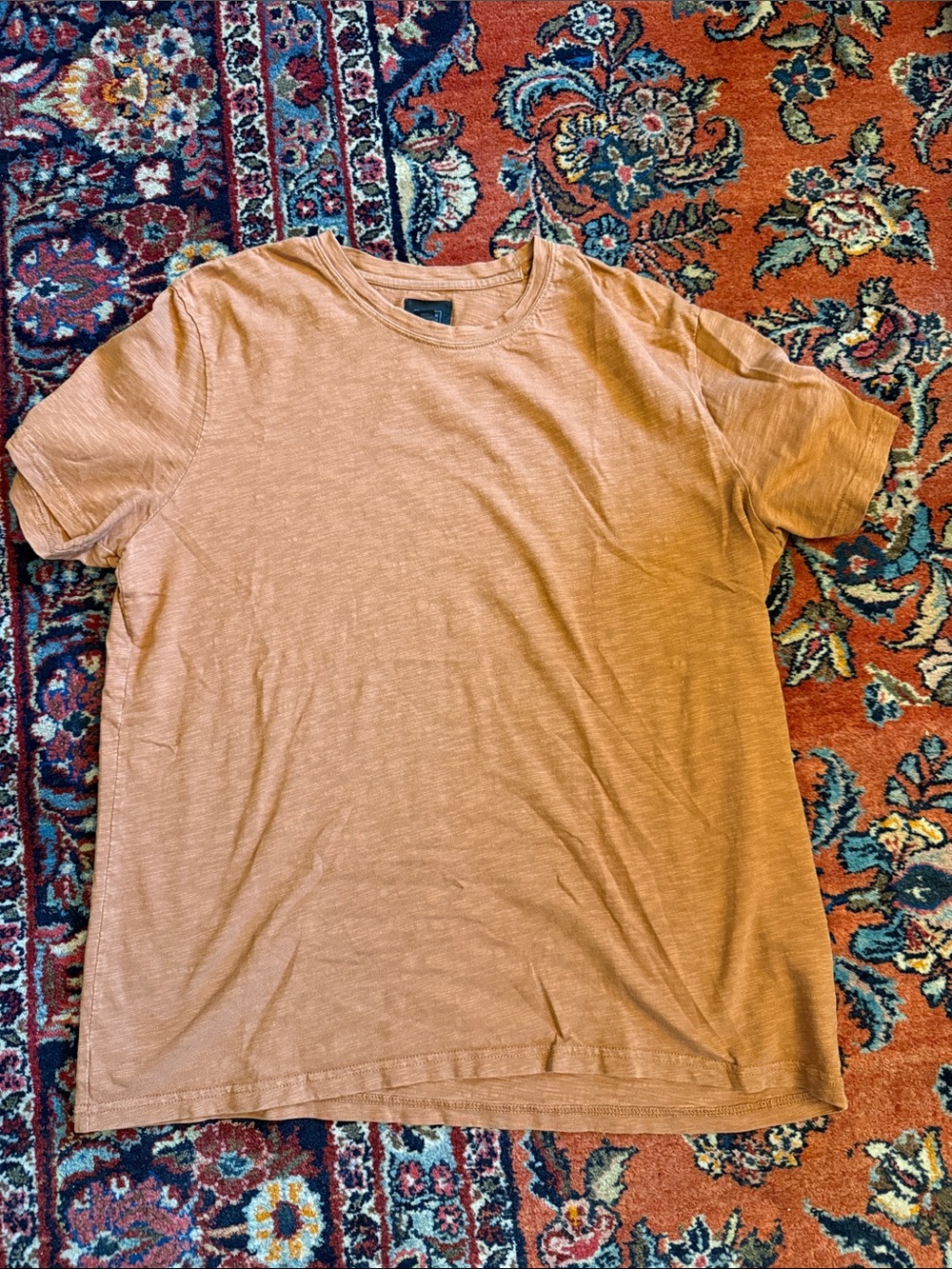 14th & Union Short Sleeve Crewneck Tee in Rust